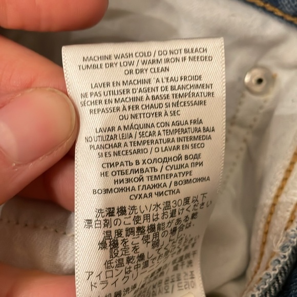 RE/DONE Mid-Rise Midi Denim Skirt 🩵 Size 26 | Color: Vintage Flow - Picture 10 of 10